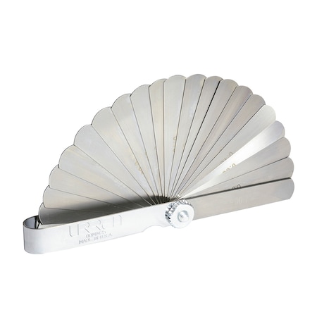 Urrea Metric 25-blade feeler gauge set 00MM25